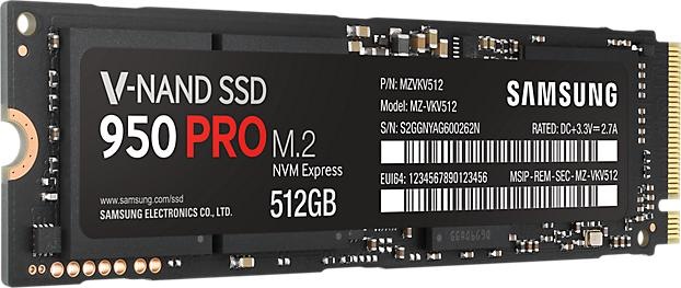 Produktbild Samsung 950 Pro (512 GB, M.2)