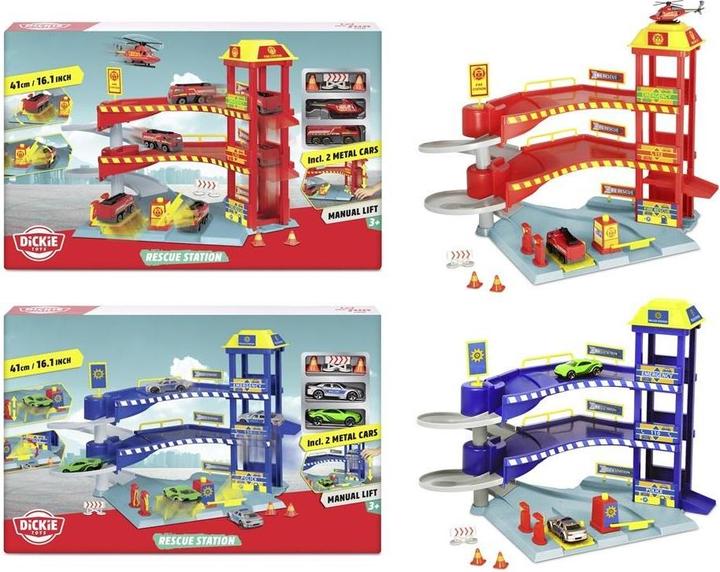 Produktbild Dickie Garage Feuerwache Rot