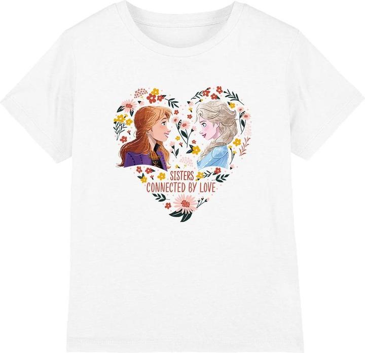 Produktbild Disney Frozen Sisters Connected By Love TShirt Valentinstag (128)