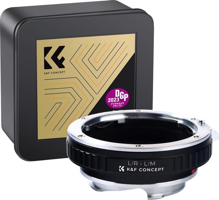 Actual product image K&F Concept High Precision Lens Adapter Mount, L/R-L/M