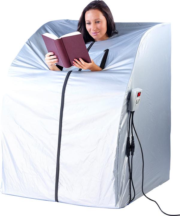 Actual product image Newgen medicals Portable Infrared Sauna V2 with 2 Heaters, 1600 Watt (Without oven)