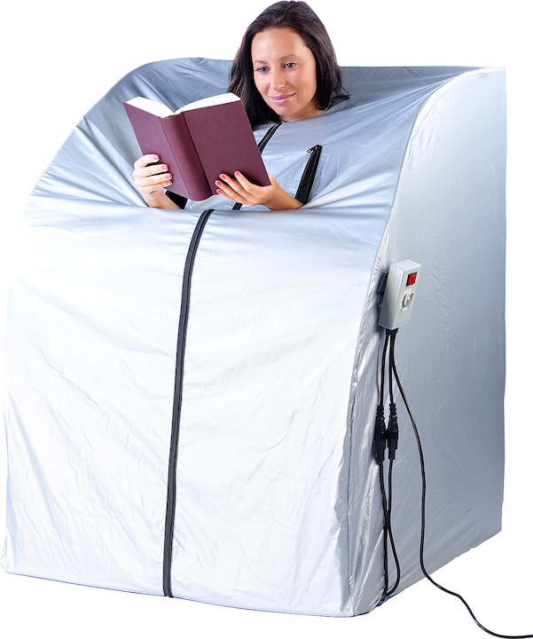 Actual product image Newgen medicals Portable Infrared Sauna V2 with 2 Heaters, 1600 Watt (Without oven)