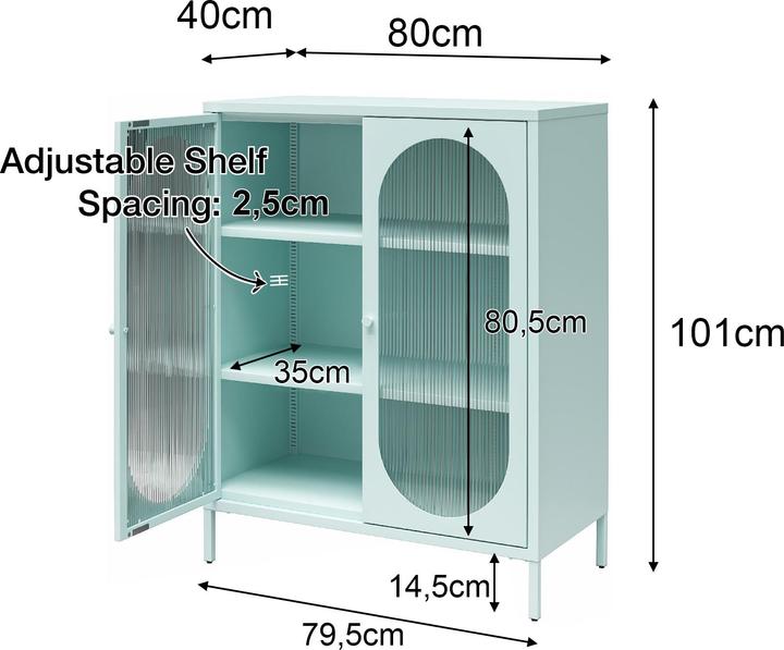 Image du produit Dorel Home Luna (80 x 40 x 102 cm)