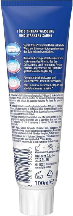 Immagine prodotto Signal Sistema bianco (100 ml)