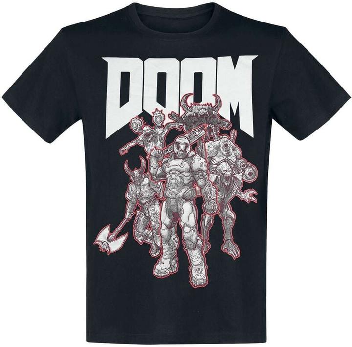 Immagine prodotto Difuzed DOOM - Maglietta a maniche corte da uomo Demon Slayer - L (L)