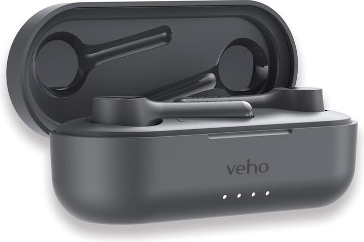 Image du produit veho Écouteurs STIX II sans fil véritable - Gris platine (ANC, 5 h, Sans fil)