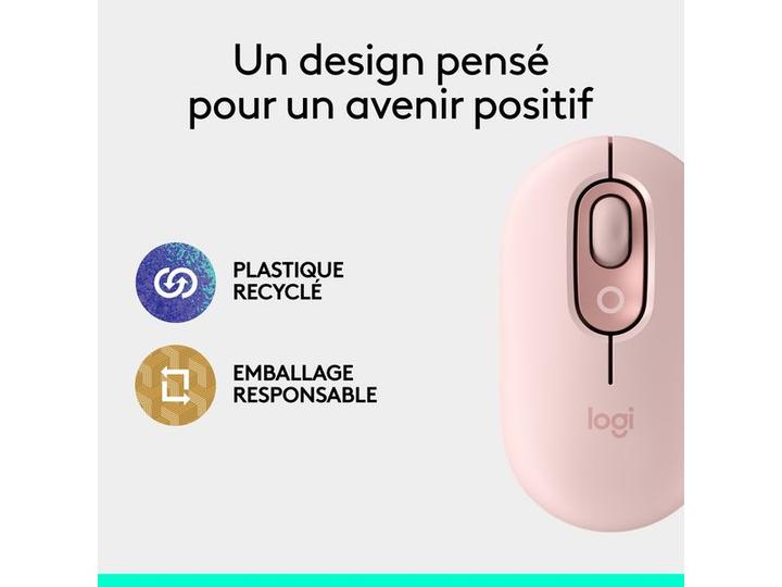 Produktbild Logitech POP Mouse mit personalisierbarem Emoji (Kabellos)