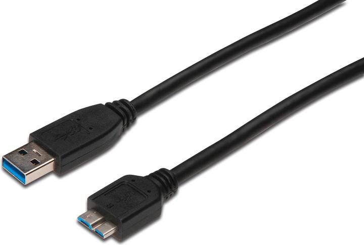 Produktbild Digitus USB A – USB micro B (1 m, USB 3.0, 4.50 W)