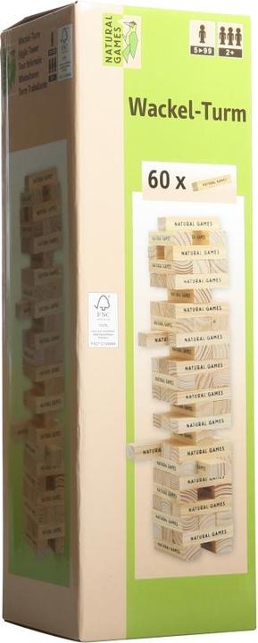 Actual product image Natural games Wobble Tower (German, 1 - 4 Players)