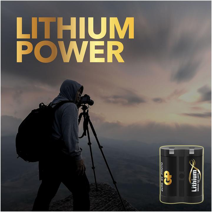 Actual product image GP Batteries 2CR5 (1 pcs., 2CR5, 1400 mAh)