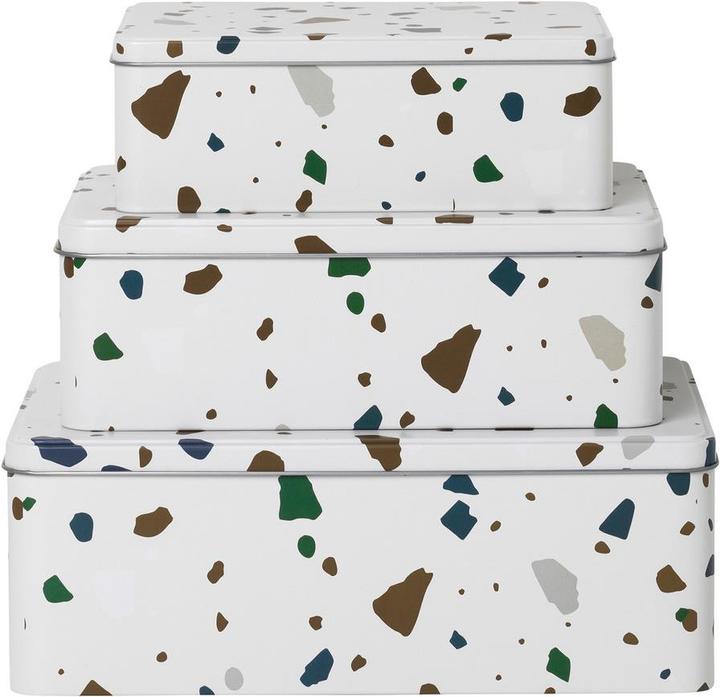 Ferm Living Terrazzo Storage Box (set di 3)