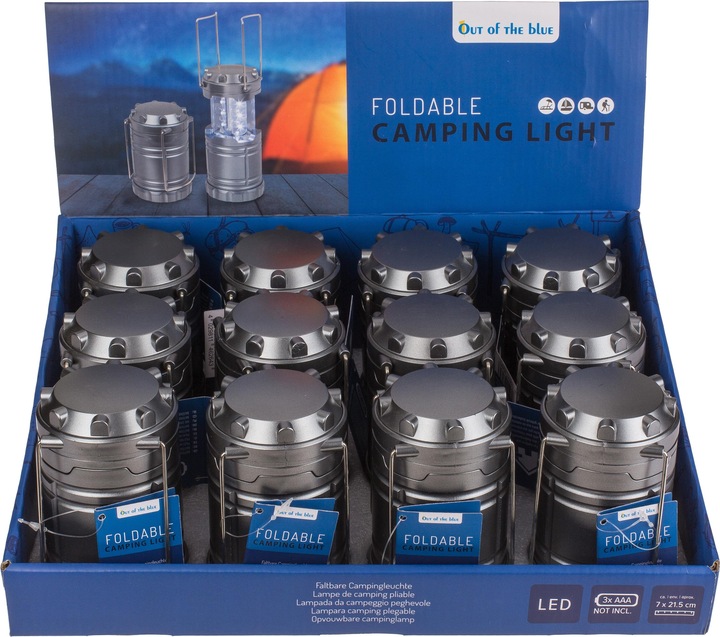 Actual product image Magni Foldable camping light D7x21cm plastic