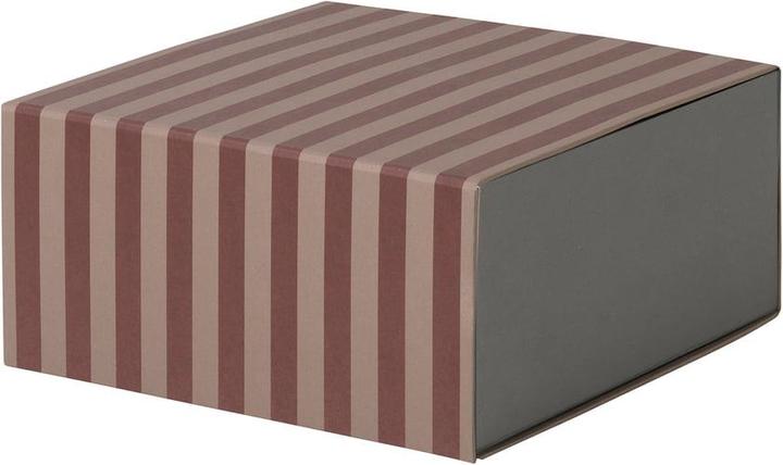 Ferm Living Box quadrato a strisce