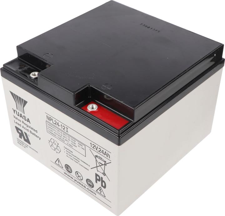 Actual product image Yuasa Battery NPL24-12 (12 V, 24 Ah)