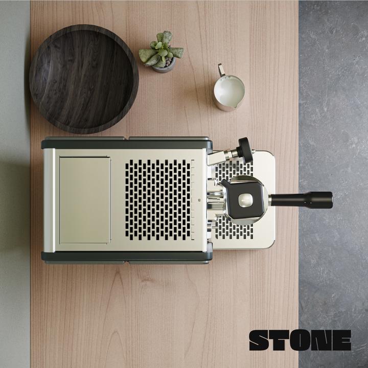 Produktbild Stone Siebträger Espressomaschine schwarz schwarz