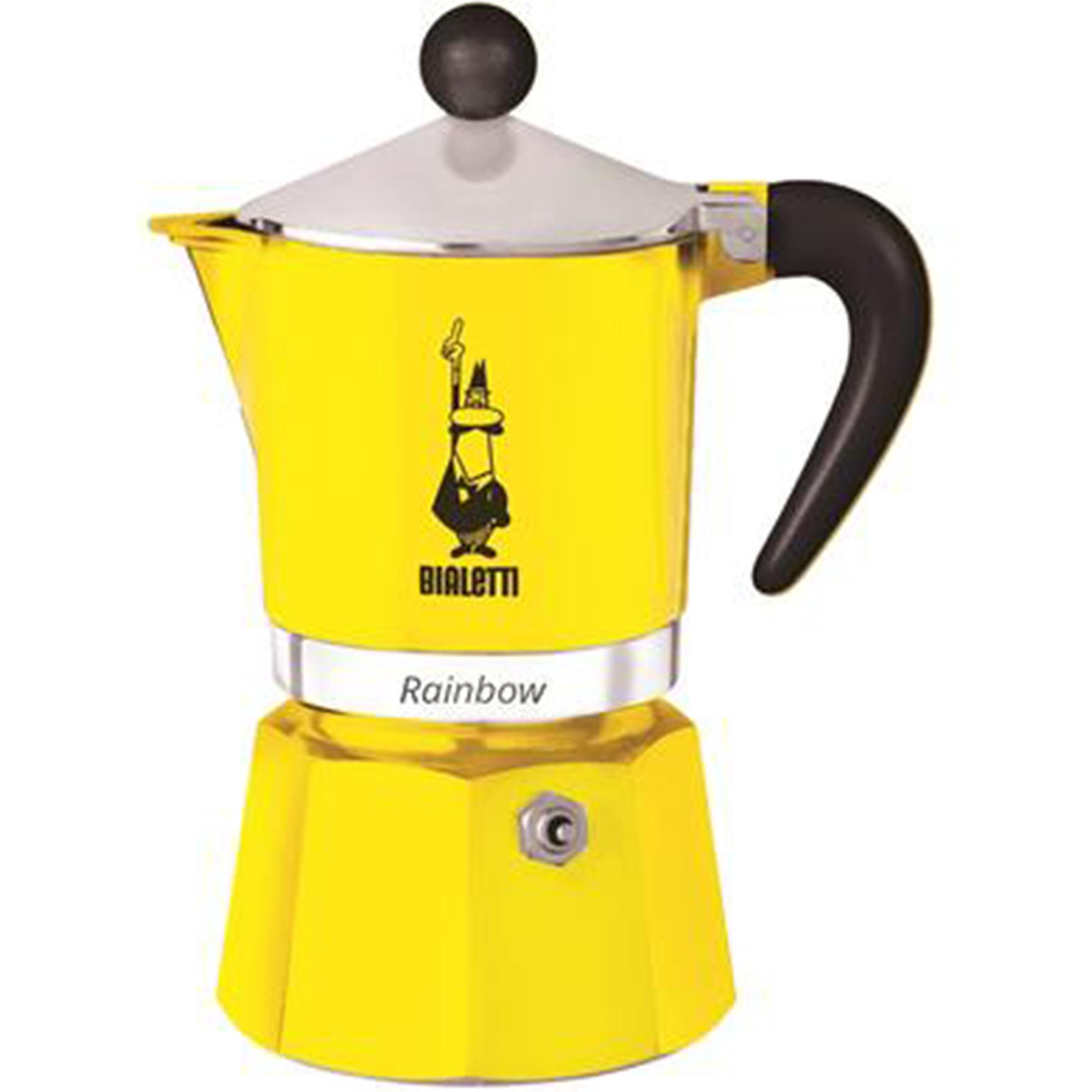 Bialetti Rainbow 3, Espressokocher, Gelb