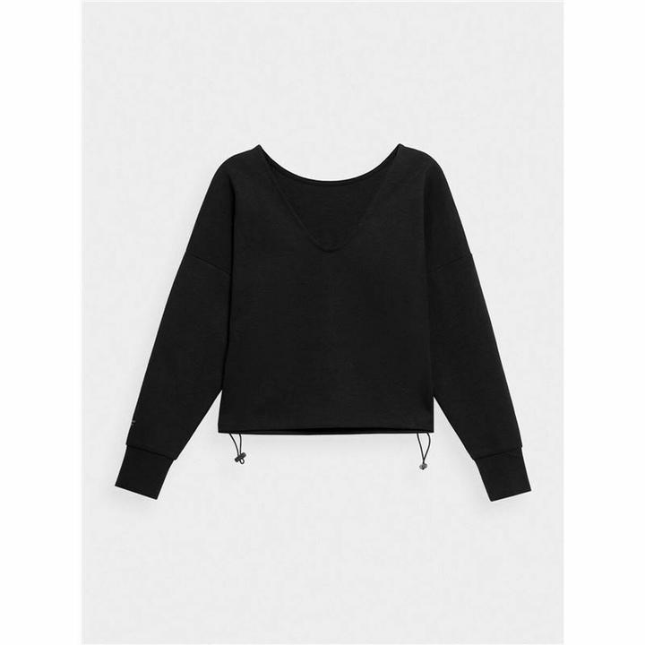 Produktbild 4F Bluza damska H4Z22-BLD026 Głęboka czerń r.XL (XL)