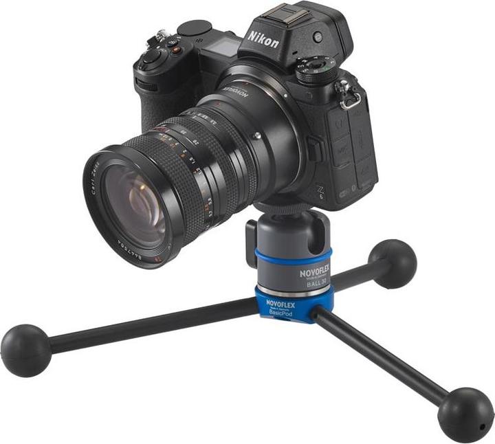 Actual product image Novoflex Table tripod Basic Pod blue