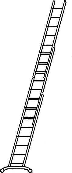 Actual product image kaiserkraft Aluminium multi-purpose ladder (Multi-purpose ladder, 970 cm)