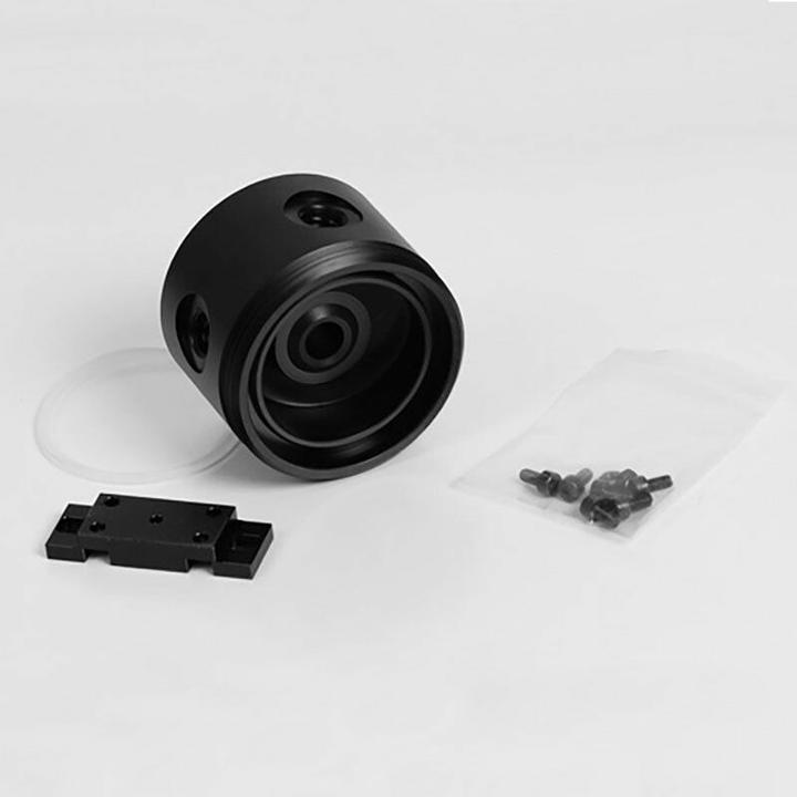 Barrow D5 pomphuis, aluminium - zwart