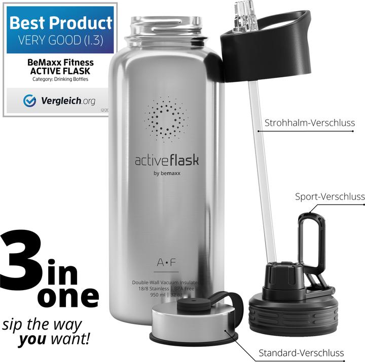 Produktbild BeMaxx Active Flask (0.95 l)