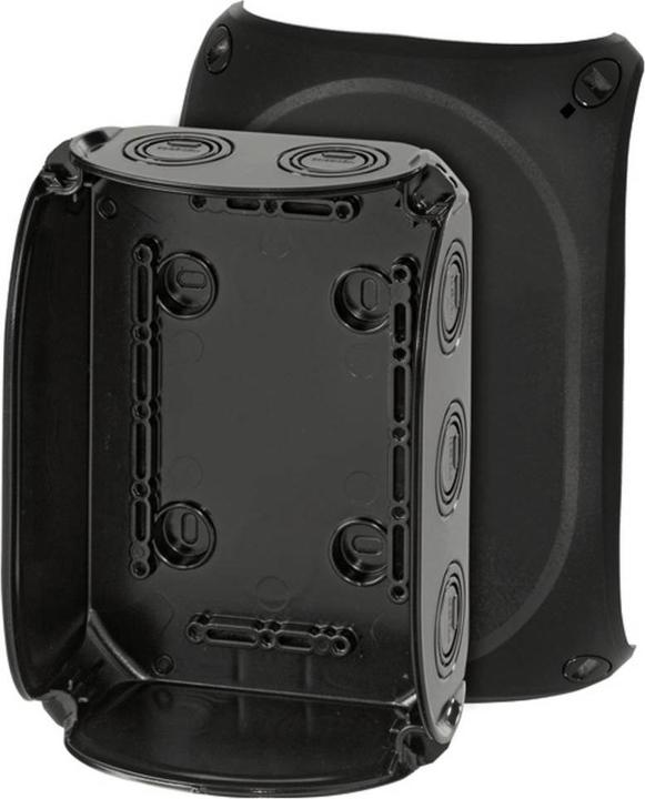 Hensel Black Junction Box, 180x130x77mm