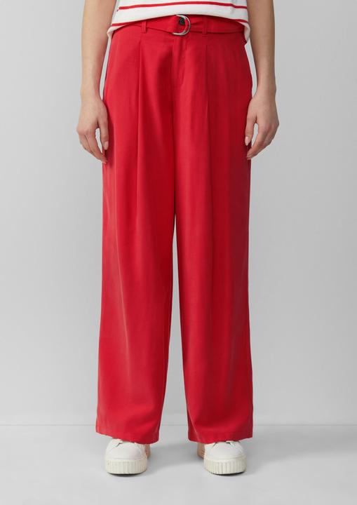 Actual product image S.Oliver Hose Wide-Leg-Hose aus Viskosemix mit Stoffgürtel (46)