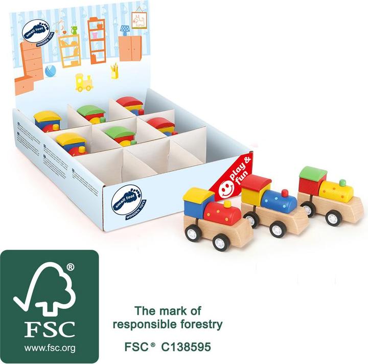 Produktbild small foot Display Lokomotive zum Aufziehen