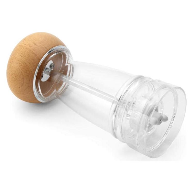 Set Mulini Per Sale E Pepe Harper Di Salter – Macinatura Regolabile In Ceramica, Corpo In Acrilico Trasparente Grigio