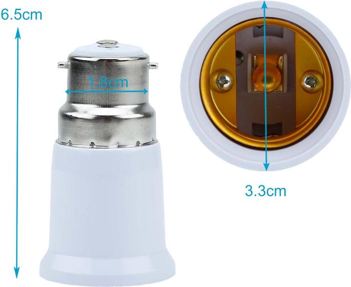 Actual product image Intirilife Lamp cap adapter