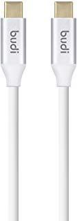 Actual product image Budi USB cable USB-C - Lightning 1 m White (BD195) (1 m, USB 3.0)