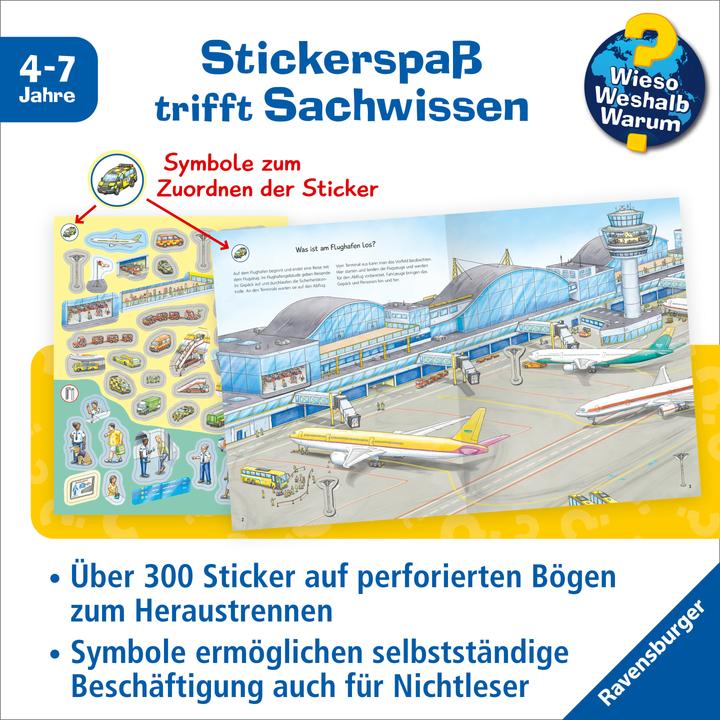 Produktbild Ravensburger Stickerheft - Flugzeuge