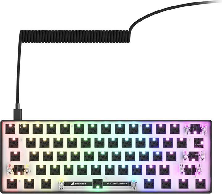 Actual product image Sharkoon SGK50 S4 Gen2 bk Barebone (DE, Cable)