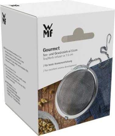 Produktbild WMF Teesieb Teekugel mit Kette Teeei Gewürzsieb Gewürzei 5cm Gourmet Edelstahl