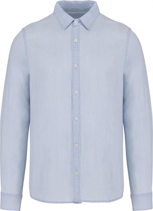 Actual product image Kariban Eco-friendly washed cotton twill shirt (S)