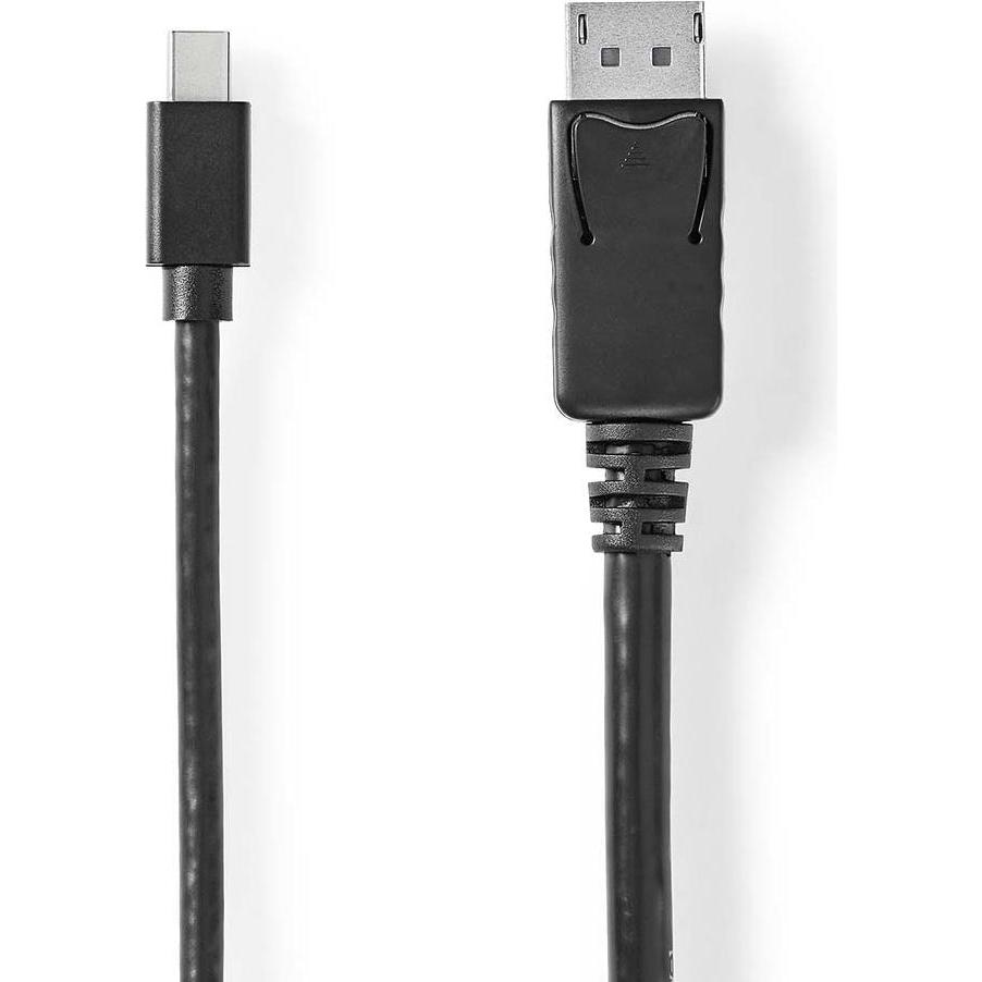 Nedis Mini DisplayPort Cable DisplayPort 1.4 Mini DisplayPort Male DisplayPort Male 48 Gbps Nickel P (2 m, DisplayPort),...