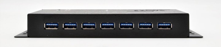 Immagine prodotto Exsys HUB USB 3.2 a 7 porte esterno con alimentatore incluso. alimentatore 12V/3A e cavo USB inclusi (USB-B, 7 Porti)