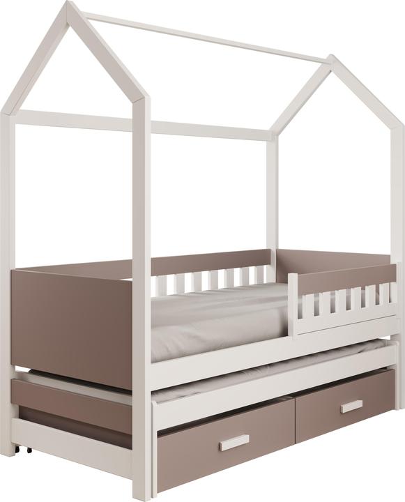ADRK Furniture Hausbett Jaspis mit Matratze