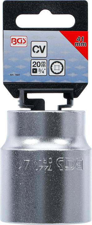 Actual product image BGS Socket, 12-point 20 mm (3/4") Drive 41 mm (41 mm)