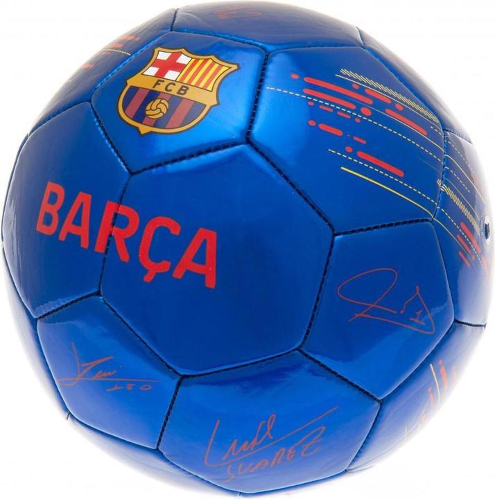 Produktbild FC Barcelona Fussball mit Unterschriften (5)