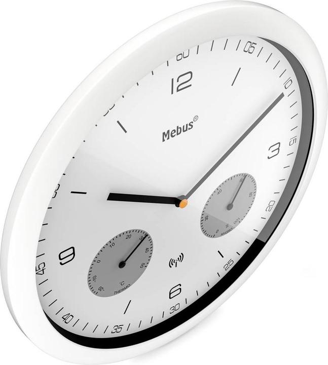Produktbild Mebus Funk Wanduhr Lernbausatz 52826 (26 cm)
