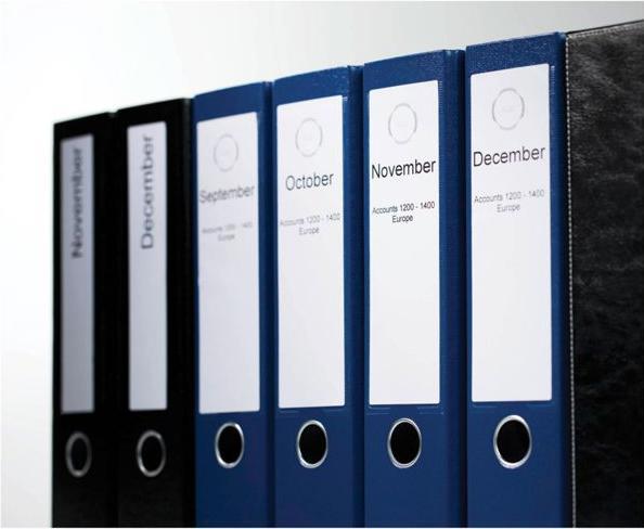 Produktbild Dymo Ordner-Etiketten (2.54 cm)