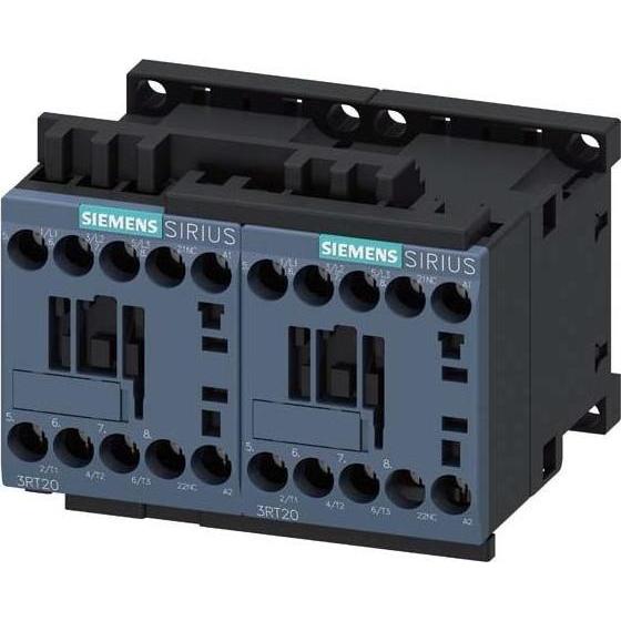 Siemens, Schutzschalter, Wendeschütz AC 5,5kW/AC 12A/AC 3RA2317-8XB30-1AP6