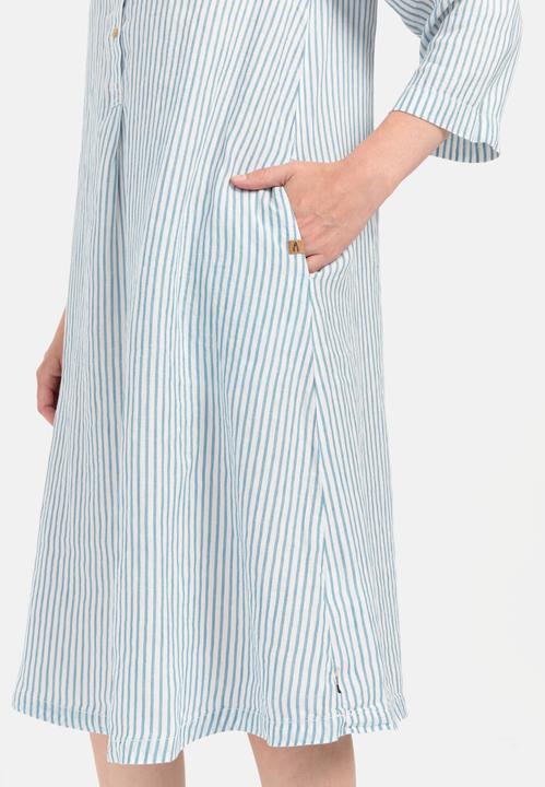 Image du produit Camel Active Robe à enfiler avec col montant en lin mélangé (XS)