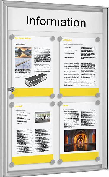 Produktbild Schaar-Design Einfachschaukasten BASIC (Wandtafel, 50 x 76 cm)