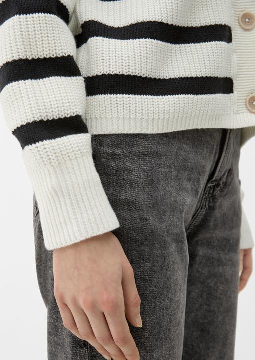 Produktbild s.Oliver Strickjacke Strickjacke im Relaxed Fit (XL)