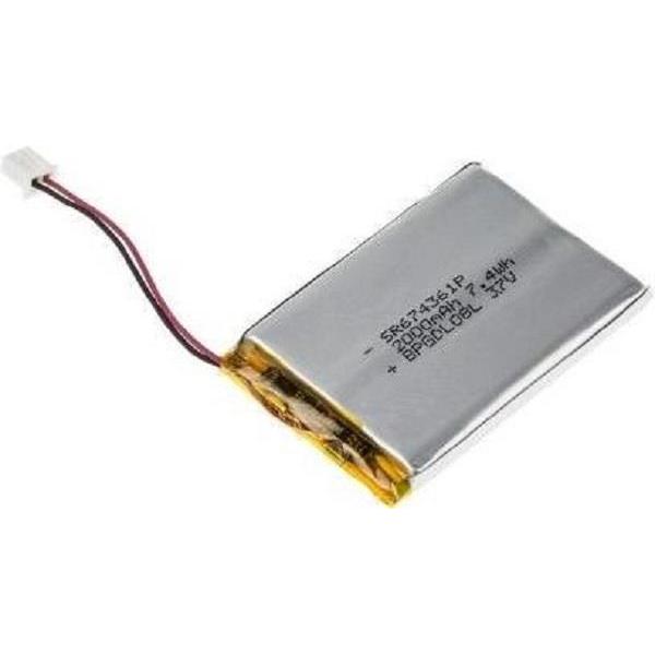 Rs Pro Lithiumbatterie mit Drahtanschluss (1 Stk., Gerätespezifisch, 2000 mAh), Batterien + Akkus