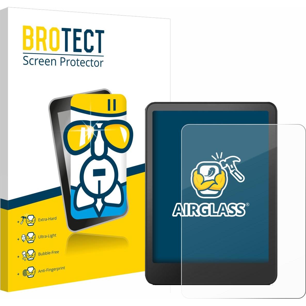 BROTECT Schutzglas Schutzfolie Glas Folie Displayschutz klar, eReader Zubehör, Transparent