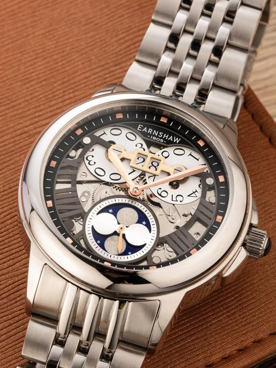 Immagine prodotto Thomas Earnshaw ES-8245-33 Alfred Waterhouse Gran Data Luna (Orologio da polso analogico, 42 mm)