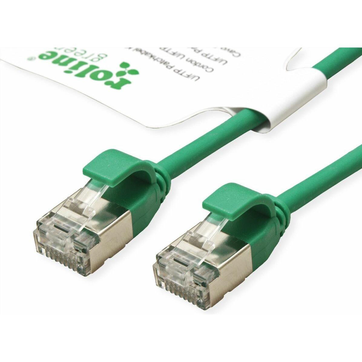 Thumbnail - Roline U/FTP Patchkabel Kat.6A (Class EA), LSOH, slim (U/FTP, CAT6a, 0.15 m), Netzwerkkabel